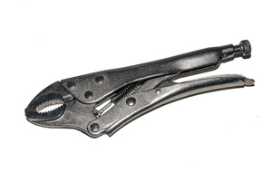 patentfogó (gripp, blitzfogó), ívelt pofájú, 10"