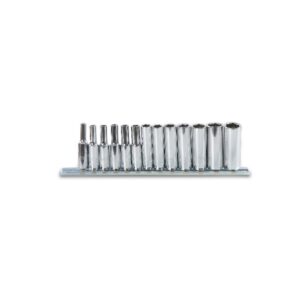 900L/SB13 Hosszított hatlapú dugókulcskészlet belső négyszög 1/4" krómozott BETA 900L/SB 13