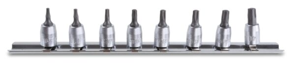 900TX/SB8 8 darabból álló külső dugókulcs készlet Torx csavarokhoz (900TX cikk.) tartóban BETA 900TX/SB 8
