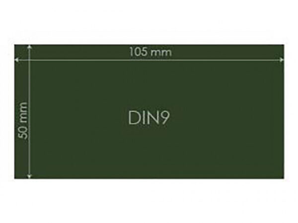 VÉDŐÜVEG DIN 9 50X100MM