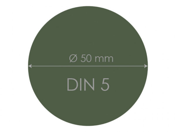 VÉDŐÜVEG DIN 5 50MM (2DB/CS)