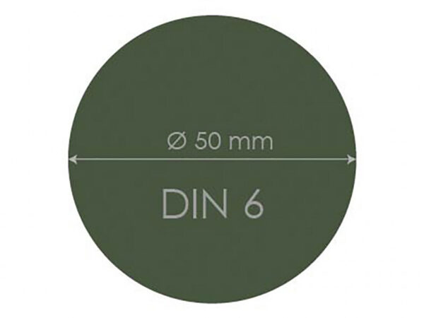 VÉDŐÜVEG DIN 6 50MM (2DB/CS)