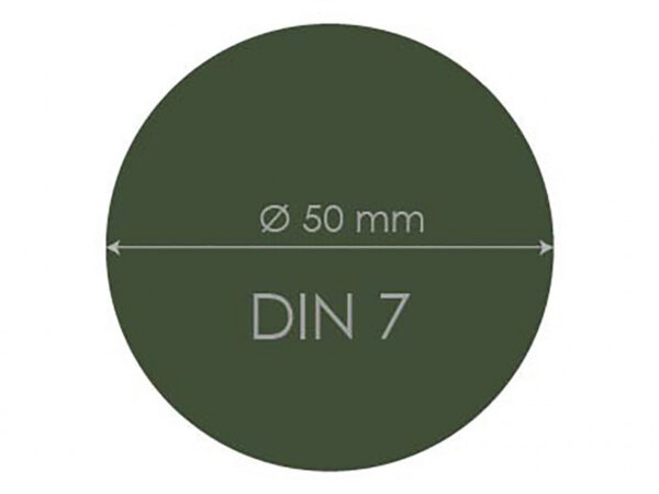 VÉDŐÜVEG DIN 7 50MM (2DB/CS)