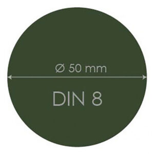 VÉDŐÜVEG DIN 8 50MM (2DB/CS)