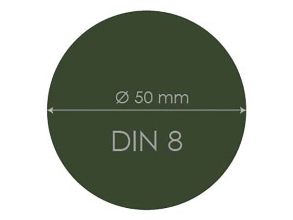 VÉDŐÜVEG DIN 8 50MM (2DB/CS)