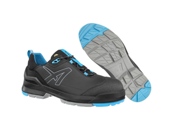 ALBATROS TARAVAL BLACK/BLUE LOW S3L ESD FO SR MUNKAVÉDELMI CIPŐ