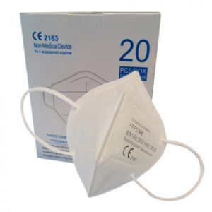 LG-DFM-01 FFP2 SZELEP NÉLKÜLI PORÁLARC, 20DB/DOBOZ