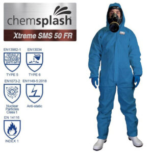 CHEMSPLASH XTREME SMS 50 LÁNGÁLLÓ OVERÁL 5/6
