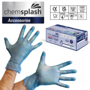 CHEMSPLASH VERSA EGYSZERHASZNÁLATOS PÚDERMENTES VINYL KESZTYŰ (200DB)