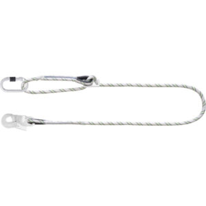 KRATOS 2 M HOSSZÚ RÖGZÍTŐPÁNT +MUNKAPOZÍCIONÁLÓ, +2 CSAVAROS ACÉLKARABINER, 17MM NYITÓTÁVOLSÁGGAL