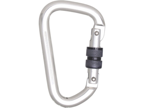 KRATOS ALUMÍNIUM CSAVAROS RETESZELŐ KARABINER 22,5MM NYÍLÁSSAL