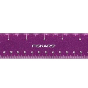Gyerekvonalzó lila csillámokkal, (30 cm) megszűnő Fiskars