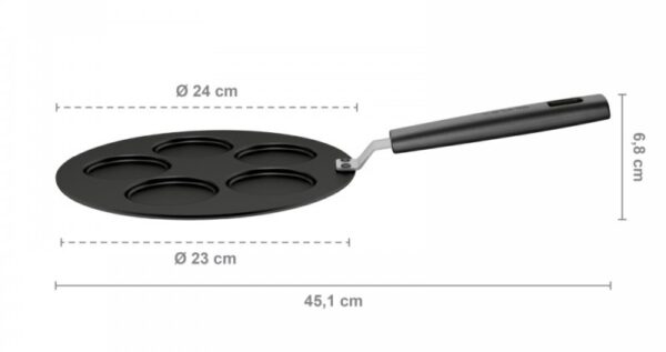 Hard Face amerikai palacsintasütő 24 cm (megszűnő)