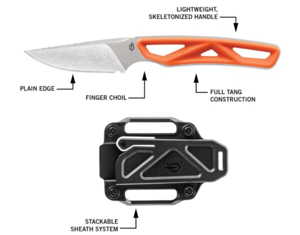 Exo-Mod Caper FE Orange tőr Gerber