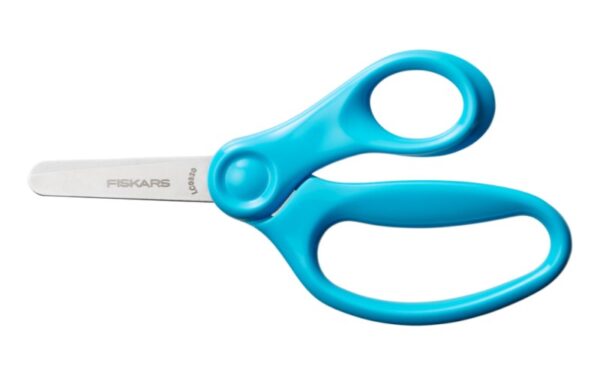 Tompa hegyű gyermekolló, 13 cm türkiz (megszűnő) Fiskars