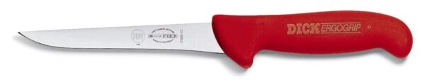 Dick ErgoGrip csontozókés (13 cm) egyenes Piros Dick