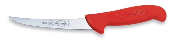Dick ErgoGrip csontozókés (15 cm) flexibilis, íves pengével Piros Dick