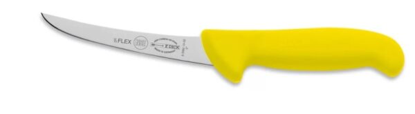 Dick ErgoGrip csontozókés (13 cm) félflexibilis, íves pengével Sárga Dick