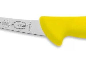 Dick ErgoGrip csontozókés (13 cm) félflexibilis, íves pengével Sárga