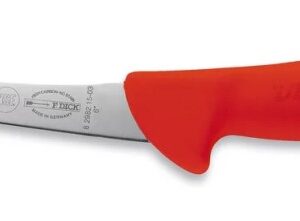 Dick ErgoGrip csontozókés (15 cm) félflexibilis, íves pengével Piros