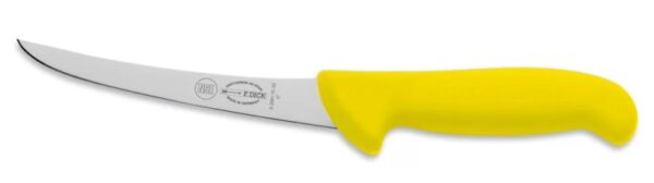 Dick ErgoGrip csontozó (15 cm) íves pengével, sárga