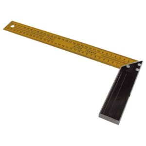 ASZTALOS DERÉKSZÖG; 300×130MM, (FESTETT ALUMÍNIUM) MM BEOSZTÁSSAL
