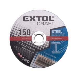 VÁGÓKORONG ACÉLHOZ 150×1,6×22,2MM, MAX. 10.200 FORD/PERC, (DARABÁRAS, DE CSAK ÖTÖSÉVEL RENDELHETŐ)