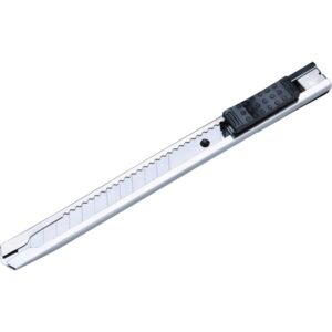 TAPÉTAVÁGÓ KÉS; 9MM, INOX FÉMHÁZAS, AUTO-LOCK, PÓTPENGE: 9122 (5DB)