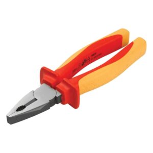 KOMBINÁLT FOGÓ, 200MM, SZIGETELT,1000V VDE, DIN ISO 5746, CV, DUÁL PIROS/SÁRGA NYÉL, AKASZTÓS SZERSZÁMTARTÓ