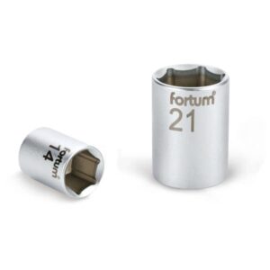 DUGÓFEJ, 1/4", 13MM, 61CRV5, MATTKRÓM, 25MM HOSSZÚ FORTUM