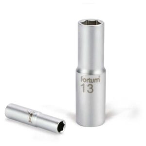 DUGÓFEJ, HOSSZÍTOTT, 1/4", 9MM, 61CRV5, MATTKRÓM, 50MM HOSSZÚ