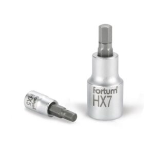 BITDUGÓFEJ, IMBUSZ, 1/4", 61CRV5/S2, MATTKRÓM; 4MM (HX4)