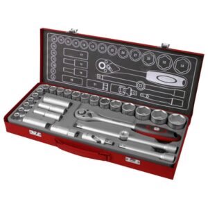 DUGÓKULCS KLT. 1/2", 29DB, 61CRV5; MATTKRÓM FORTUM