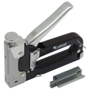 TŰZŐGÉP 11,3MM×4-14MM, TÜV/GS; FEKETÉRE FESTETT SZÉNACÉL HÁZ, HÁTSÓ TÖLTÉS, BIZTONSÁGI ZÁR