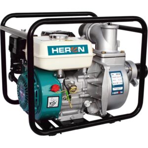 HERON, BENZINMOTOROS VÍZSZIVATTYÚ, 6,5 LE, MAX.1100L/MIN, MAX. 28M EMELŐMAGASSÁG, 3"CSŐÁTMÉRŐ (EPH-80)