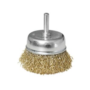 DRÓTCSISZOLÓ FAZÉKKEFE, CSAPOS; 63MM, O 6MM-ES CSAP, FÚRÓBA FOGHATÓ, HULLÁMOS SZÁLÚ, REZEZETT ACÉL, MAX 4500 FORD/PERC