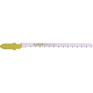 DEKOPÍRLAP, 5DB, BOSCH BEFOGÁS, HCS; 75×4,5×1,5MM, 2,5MM FOGTÁV, KÖSZÖRÜLT FOGAK, EGYENES ÉS ÍVES  PUHAFÁHOZ, FAFORGÁCS-