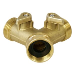 ELZÁRHATÓ Y-CSATLAKOZÓ; RÉZ, 3/4"