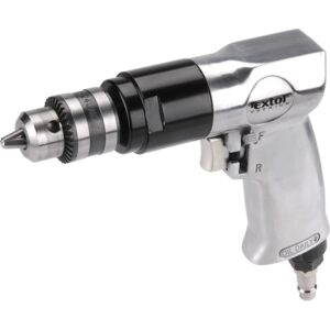 PNEUMATIKUS FÚRÓGÉP,1-10MM BEFOGÁS, KULCSOS TOKMÁNY (3/8"-24UNF) 1.800 1/MIN, 113L/MIN, 6,3 BAR, 1/4" TÖMLŐCSATL.,1,1 KG