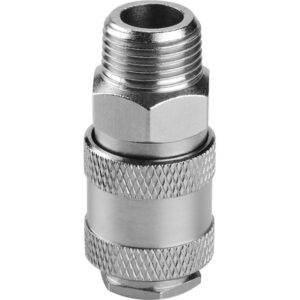 GYORSCSATLAKOZÓ-HÜVELY, KÜLSŐ MENETTEL, 1/2", NIKKELEZETT RÉZ, BLISZTEREN