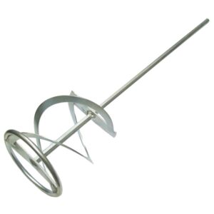 FESTÉK- ÉS HABARCSKEVERŐ SZÁR, FÚRÓGÉPHEZ, HATSZÖG BEFOGÁS; 400×80MM, HORGANYZOTT