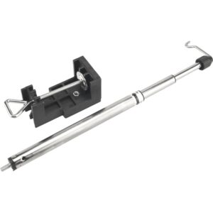 TELESZKÓPOS ÁLLVÁNY  MINI KÖSZÖRŰGÉPEKHEZ; MAGASSÁG: 25-54CM, FELFOGATÁS MAX.:6,4CM, 360 FOKBAN KÖRBEFORGATHATÓ FEJ