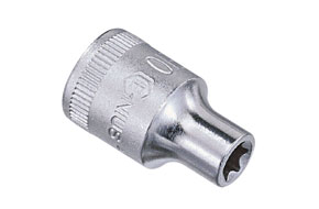 torx (belső) crowafej, E-4, 1/4"