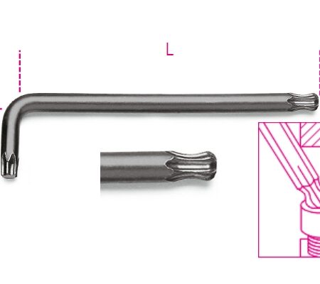 97BTX 25 Hajlított gömbfejű Torx®-imbuszkulcs, barnított BETA 97BTX/25