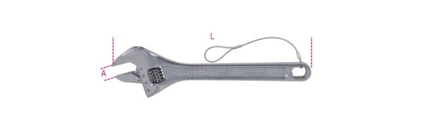 111E-HS 450 Állítható villáskulcs skálával, krómozott, H- SAFE BETA 111E-HS 450