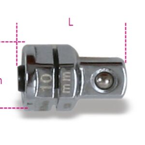 123Q1/4 Adapter gyorscsatlakozóval 1/4" 10 mm-es racsniskulcshoz 10 BETA 123Q 1/4