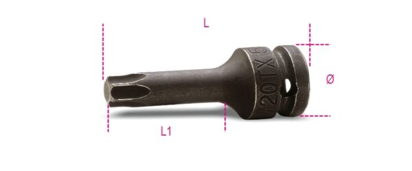 720TX 45 Gépi Torx® dugókulcs BETA 720TX/45