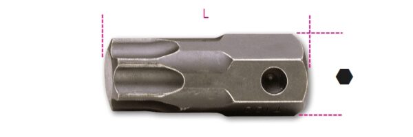 727/ES22TX T100 Torx® csavarhúzóbetét külső méret 22 mm BETA 727/ES22-TX100