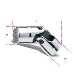 910B/SN 15 Tizenkétszögű csuklós dugókulcs BETA 910B/SN15