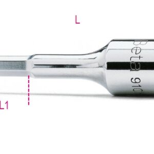 910ME 10 3/8”-os imbusz-dugókulcs, krómozott BETA 910ME/10